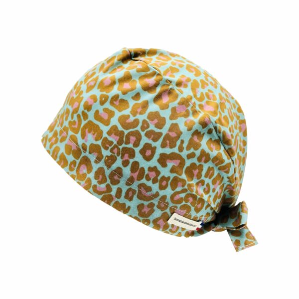 MOTIF LÉOPARD TURQUOISE