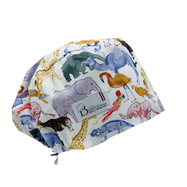 Calot chirurgien, couvrant pour cheveux longs.