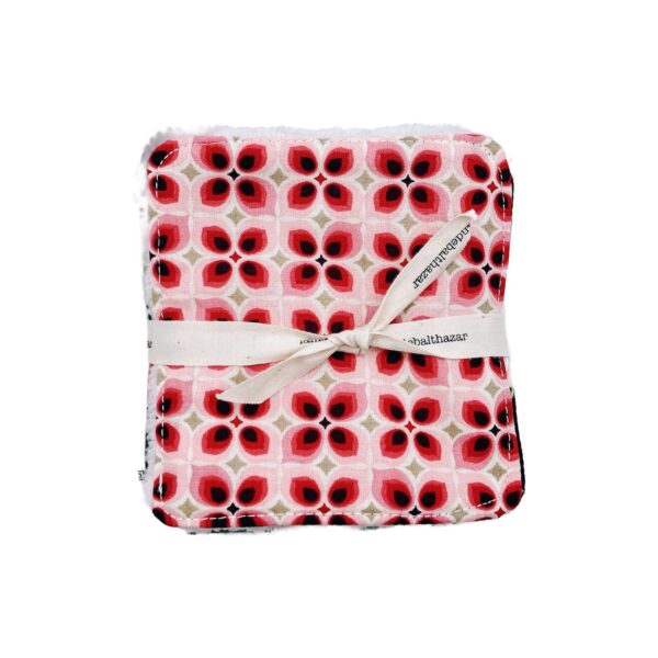 LINGETTES LAVABLES, carrés démaquillants lavables