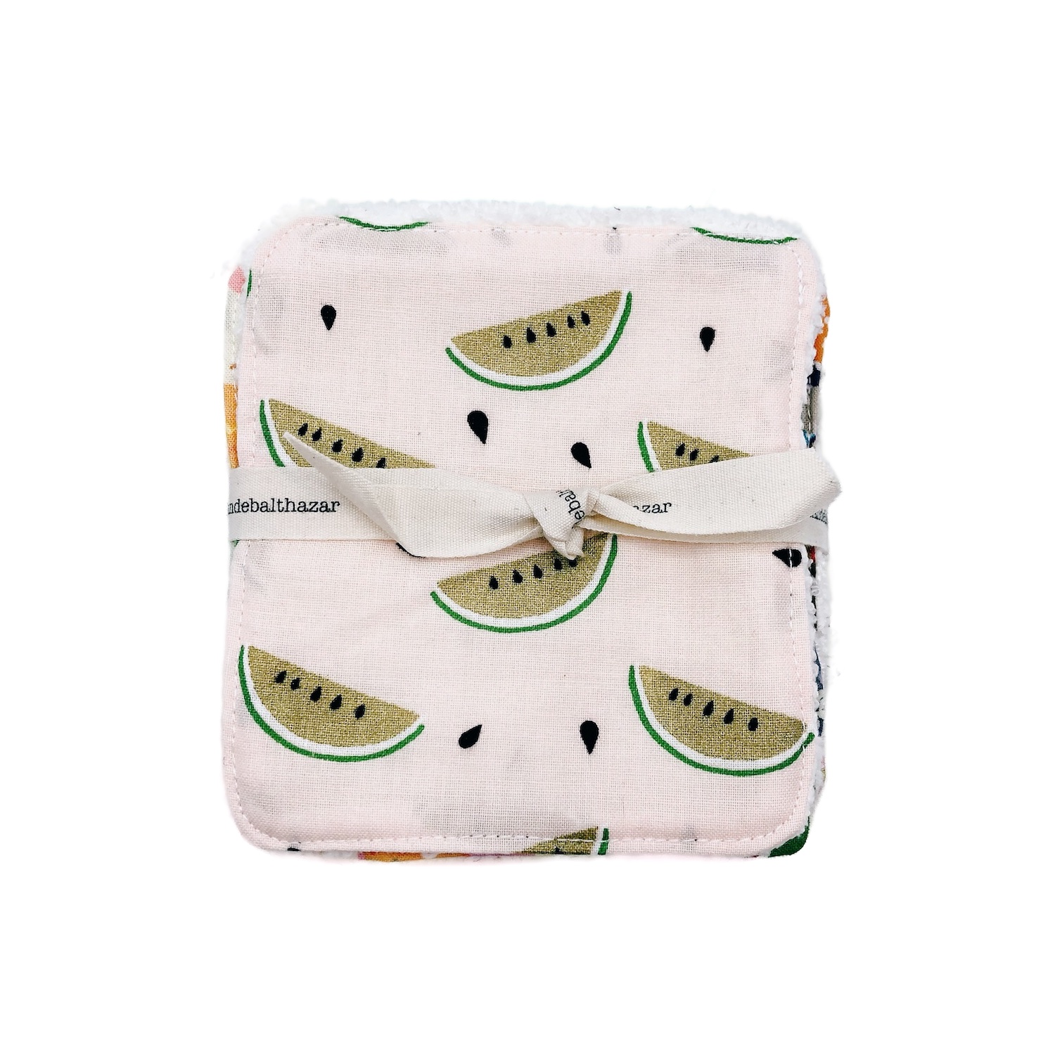 LINGETTES LAVABLES, carrés démaquillants lavables