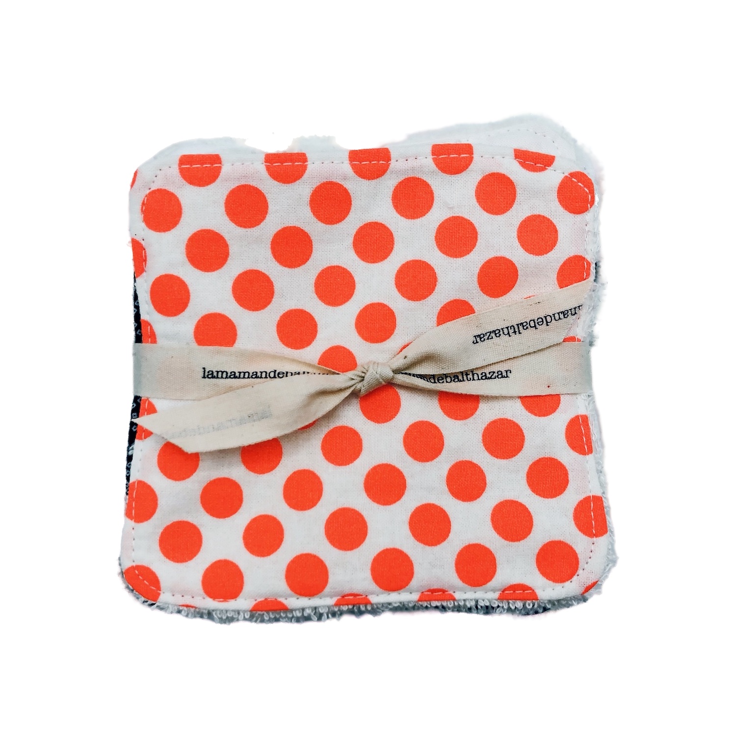 LINGETTES LAVABLES, carrés démaquillants lavables