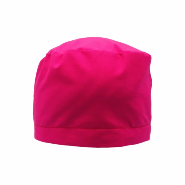 CALOT DE BLOC COUVRANT AVEC ÉLASTIQUE COULEUR FUSCHIA UNI POUR LES CHEVEUX LONGS