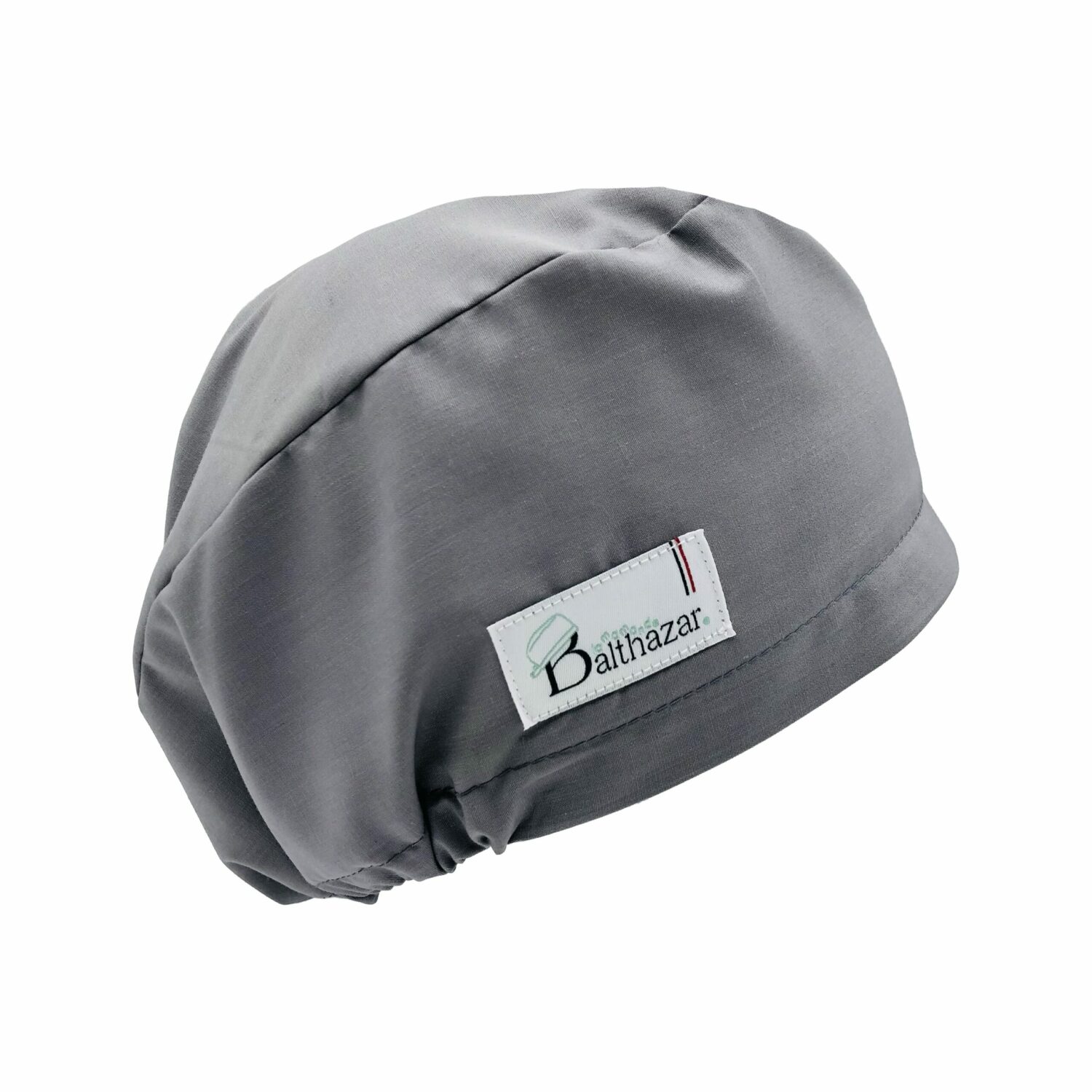 CALOT DE BLOC COUVRANT AVEC ÉLASTIQUE COULEUR GRIS UNI POUR LES CHEVEUX LONGS