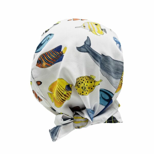 CALOT DE BLOC COUVRANT MOTIF POISSONS