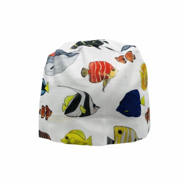 CALOT DE BLOC COUVRANT MOTIF POISSONS