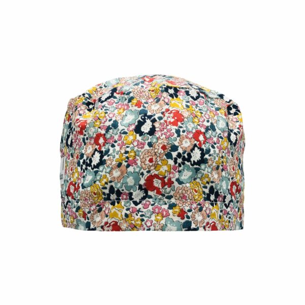 CALOT DE BLOC COUVRANT AVEC ÉLASTIQUE POUR LES CHEVEUX LONGS MOTIF FLEURS