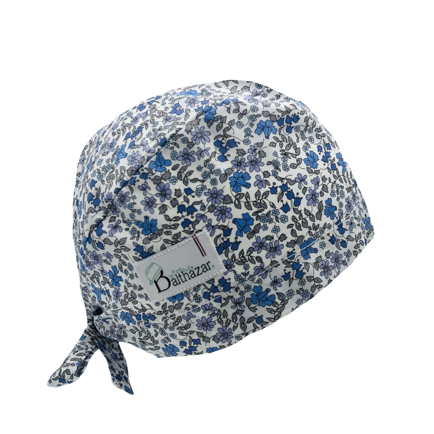 Calot de bloc couvrant, fleuris à nouer.