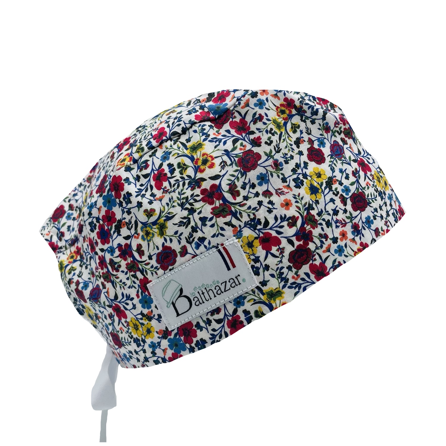Calot de bloc fleurs.