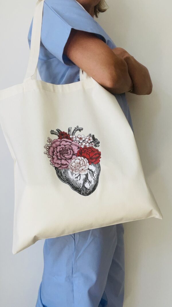 TOTE BAG, HEART.