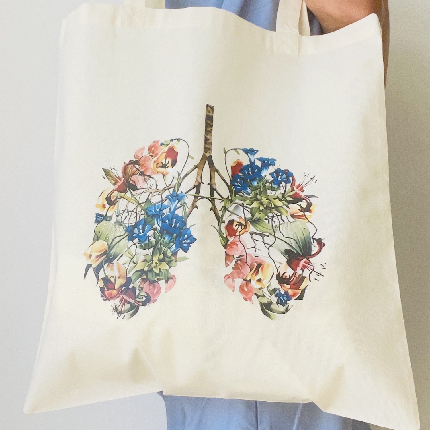 TOTE BAG, POUMONS.